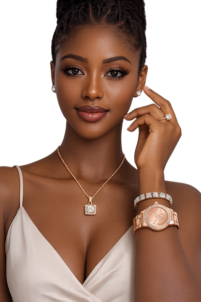 💖 COFFRET MONTRE & BIJOUX – L’HARMONIE PARFAITE DU STYLE