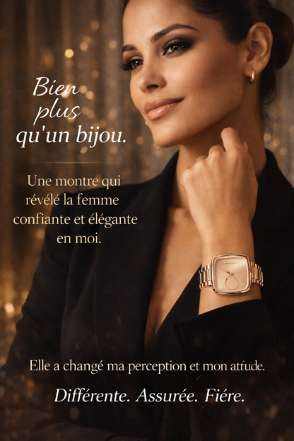 Plus qu’une montre un symbole de classe, de féminité et de confiance.